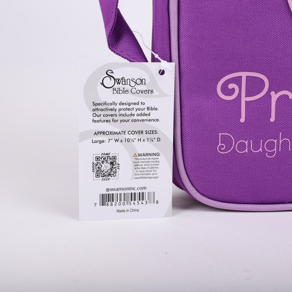 Bible Cover and Books Princess L by Swanson Christian Products, product view 6