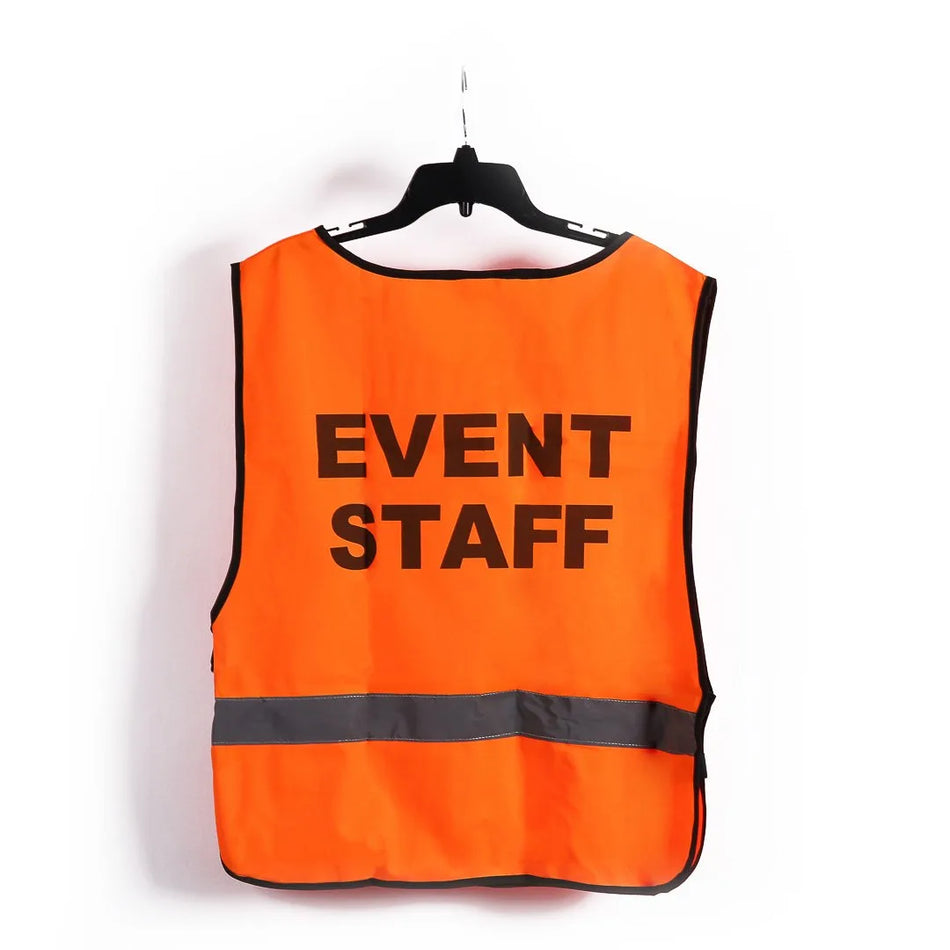 Safety Vest – Event Staff – Orange – Extra Large