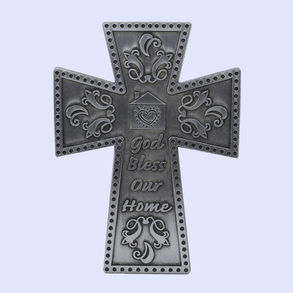 Wall Cross Bless Our Home