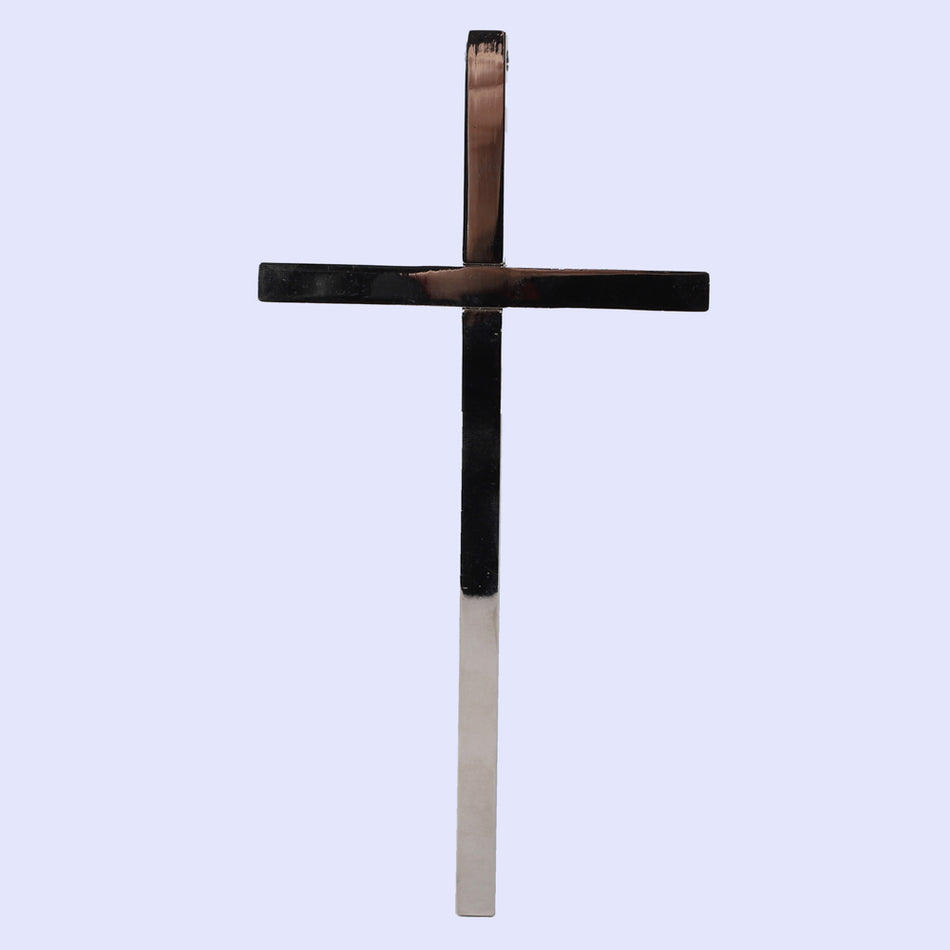Seven Inch Wall Cross | Classic Decorative Christian Wall Cross | Gold or Silver Finish