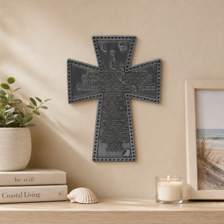 Wall Cross Footprints by Swanson Christian Products, product view 4