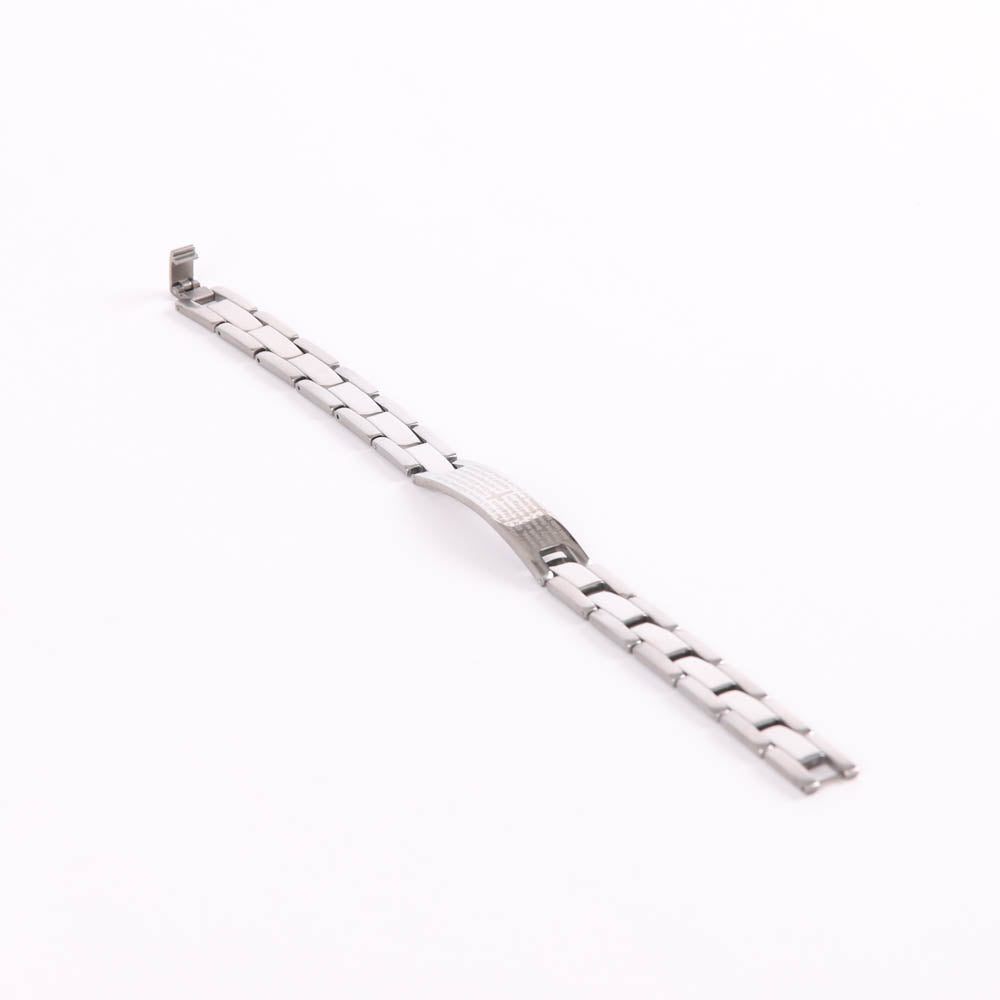 BRACELET O.F. PRAYER STAINLESS STEEL 8"