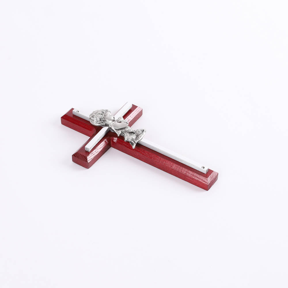 WALL CROSS CHERRY BOY SILVER 6"
