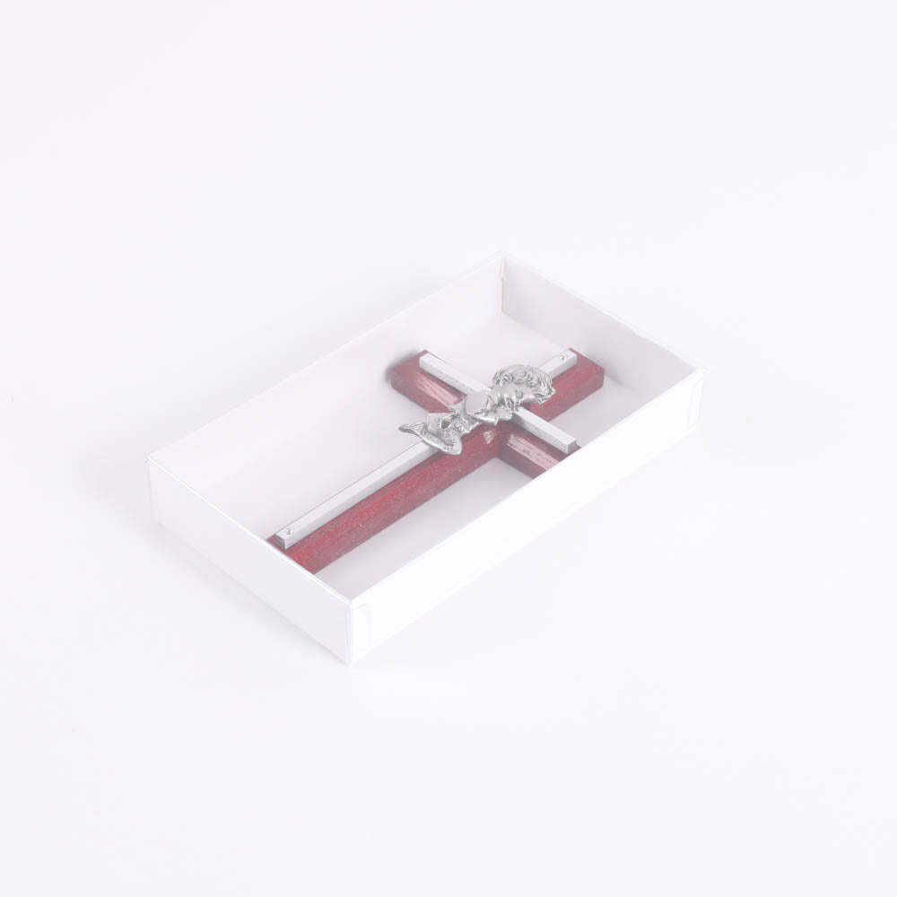 WALL CROSS CHERRY BOY SILVER 6"