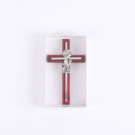 WALL CROSS CHERRY BOY SILVER 6"