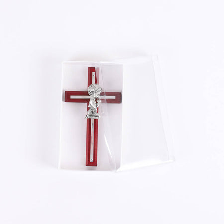 WALL CROSS CHERRY BOY SILVER 6"