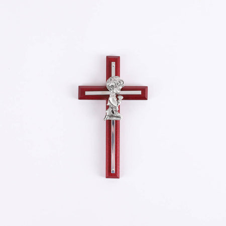 WALL CROSS CHERRY BOY SILVER 6"