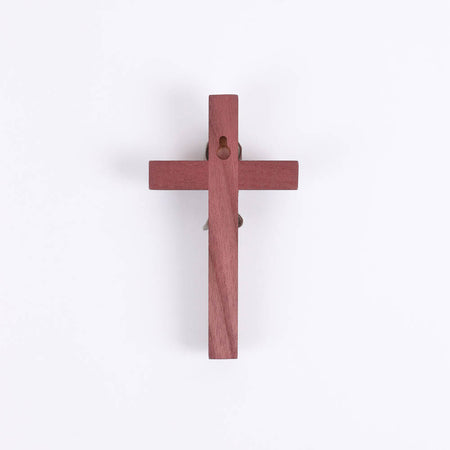 WALL CROSS CHERRY GIRL SILVER 6"