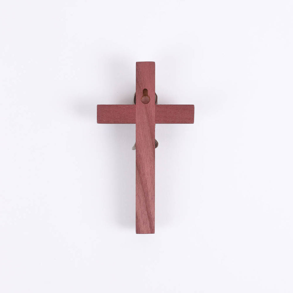 WALL CROSS CHERRY GIRL SILVER 6"