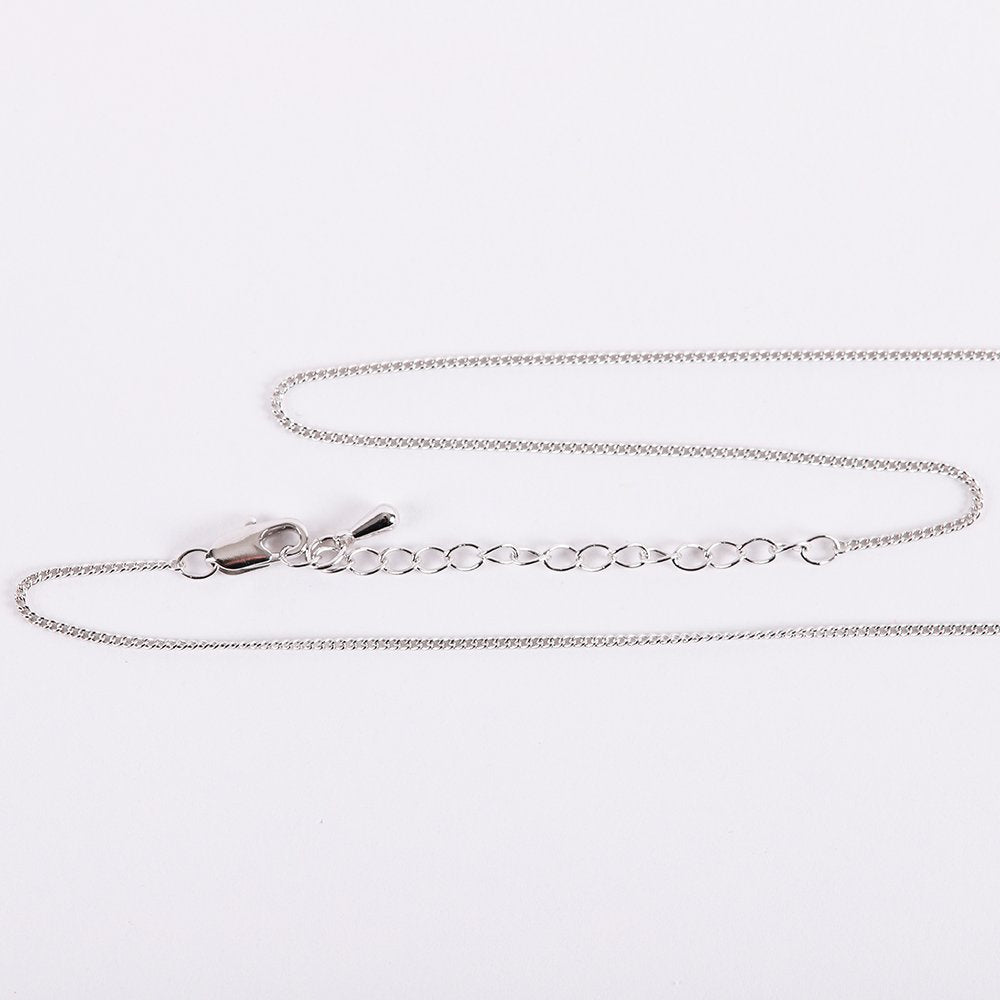 NECKLACE CRUCIFIX STERLING 16"