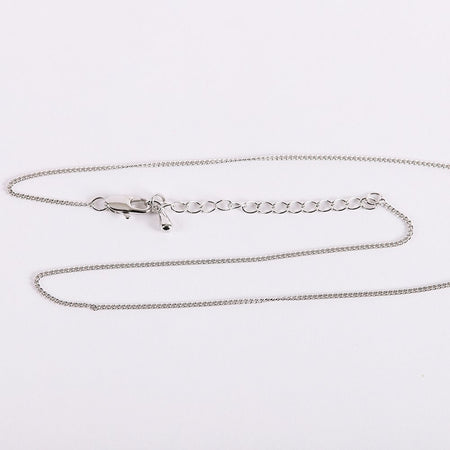 NECKLACE CRUCIFIX STERLING 18"