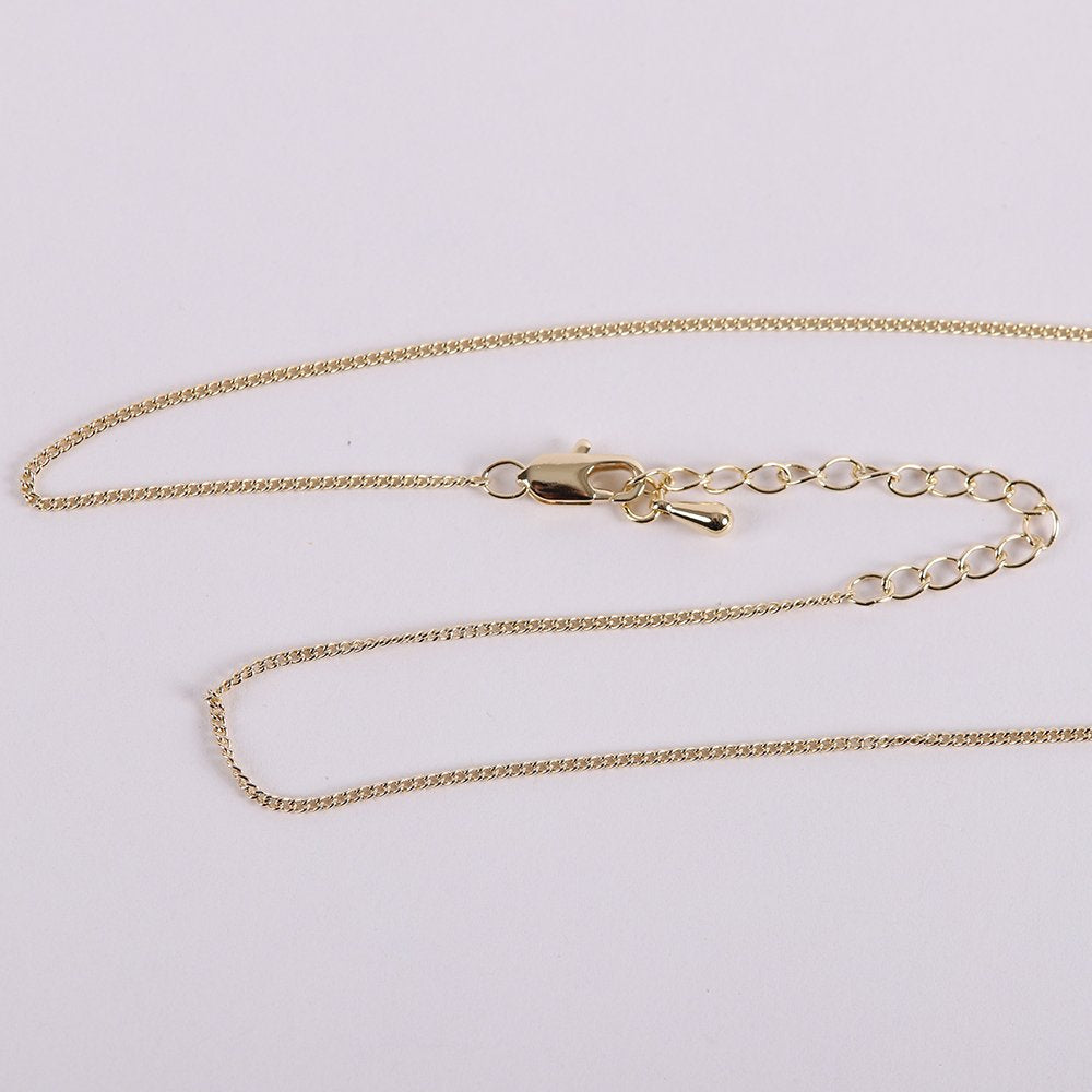 NECKLACE CFX GOLD OVER STERLING 2 TONE 18"