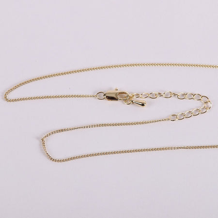 NECKLACE CFX GOLD OVER STERLING 2 TONE 18"