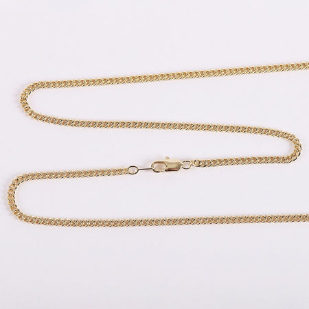 NECKLACE CRUCIFIX GOLD OVER STERLING 24"