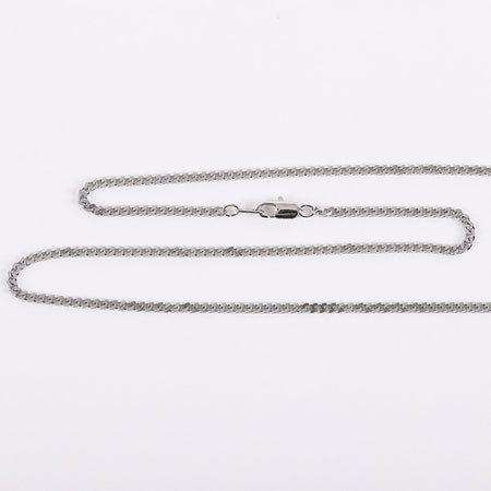 NECKLACE CRUCIFIX SILVER CROSS WITH INSCRIPTION WITH GOLD CHRIST 24"