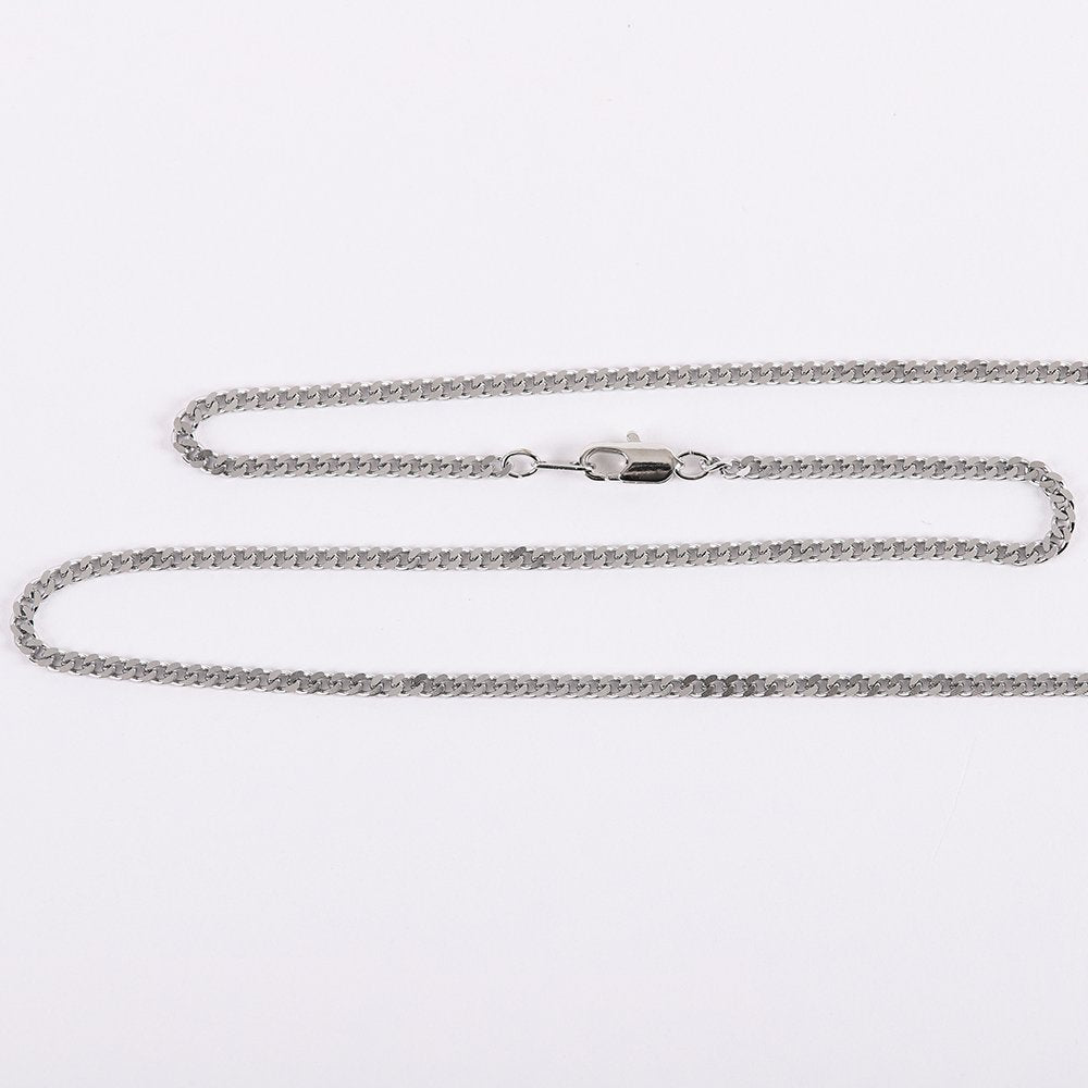 NECKLACE CRUCIFIX STERLING MED 24"