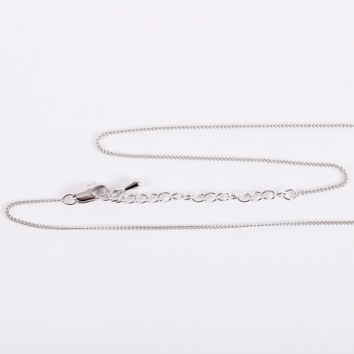 NECKLACE SMALL CROSS JEWEL SS 16-18"
