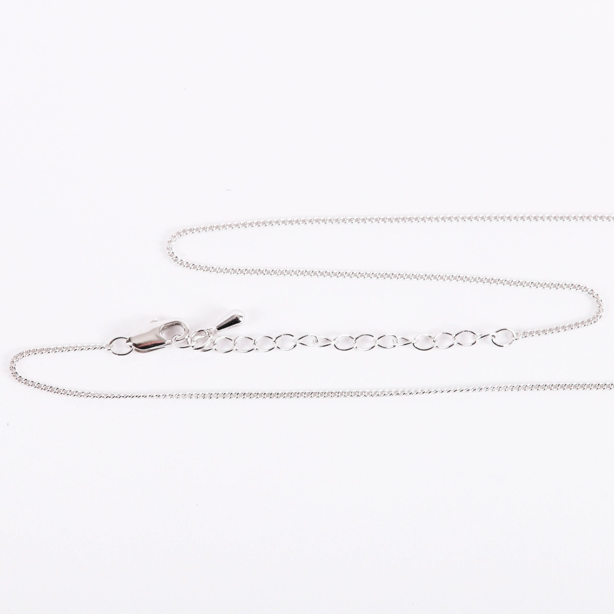 NECKLACE CROSS CUT OUT STERLING SILVER 16-18"