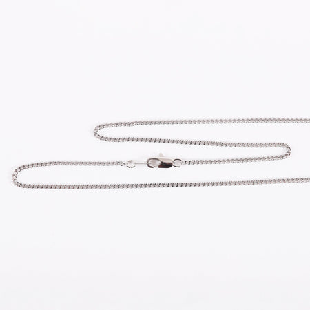 NECKLACE MUSTARD SEED HEART STERLING SILVER 18"