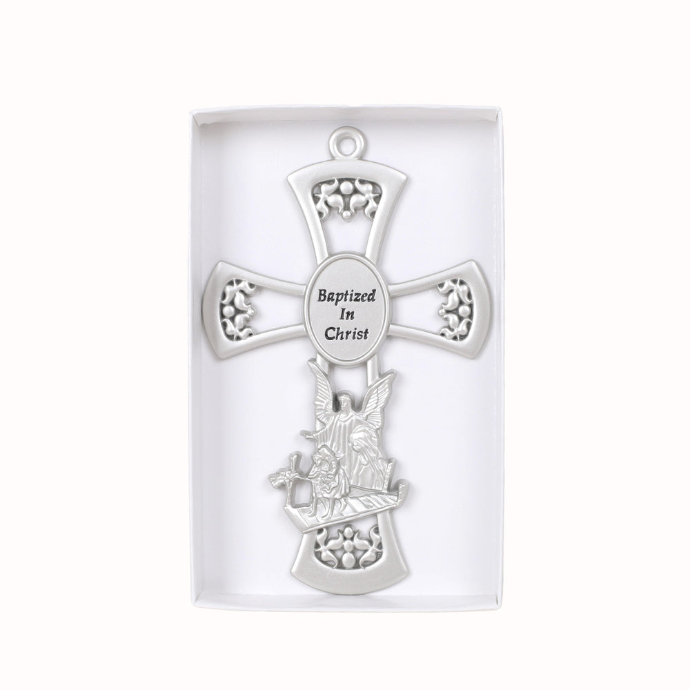 WALL CROSS BAPTIZED IN CHRIST 6"