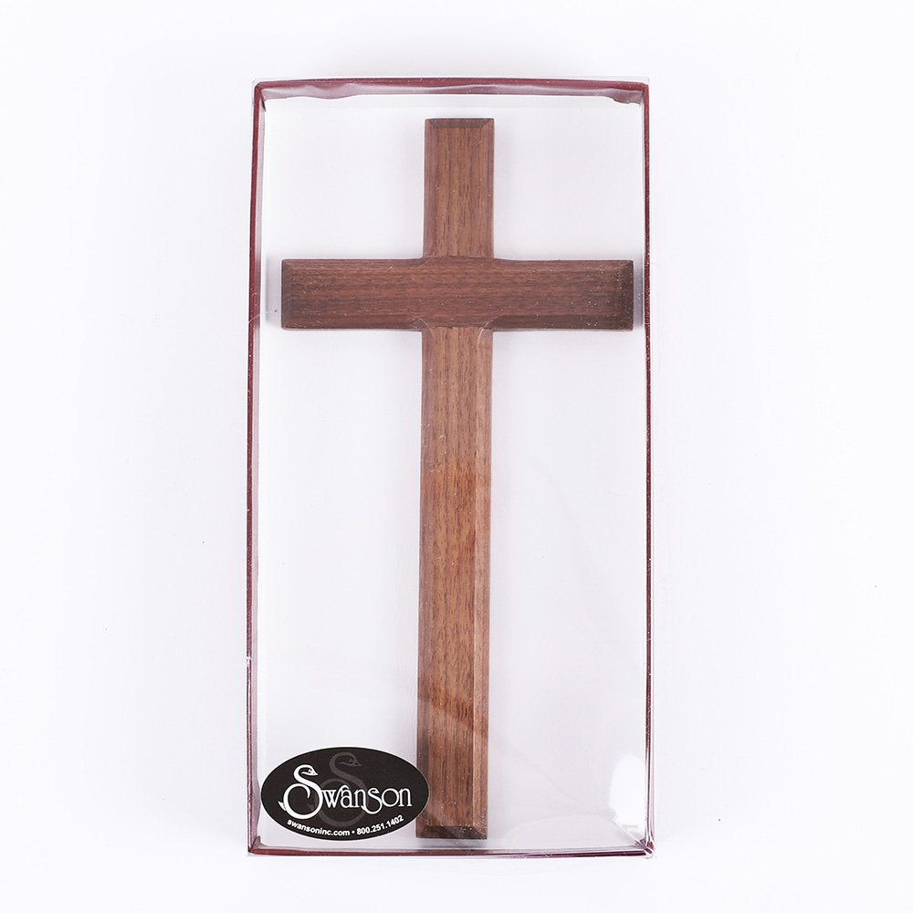 WALL CROSS WALNUT 10"
