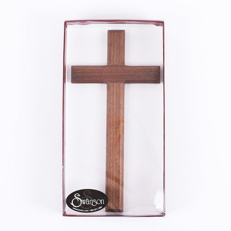 WALL CROSS WALNUT 10"