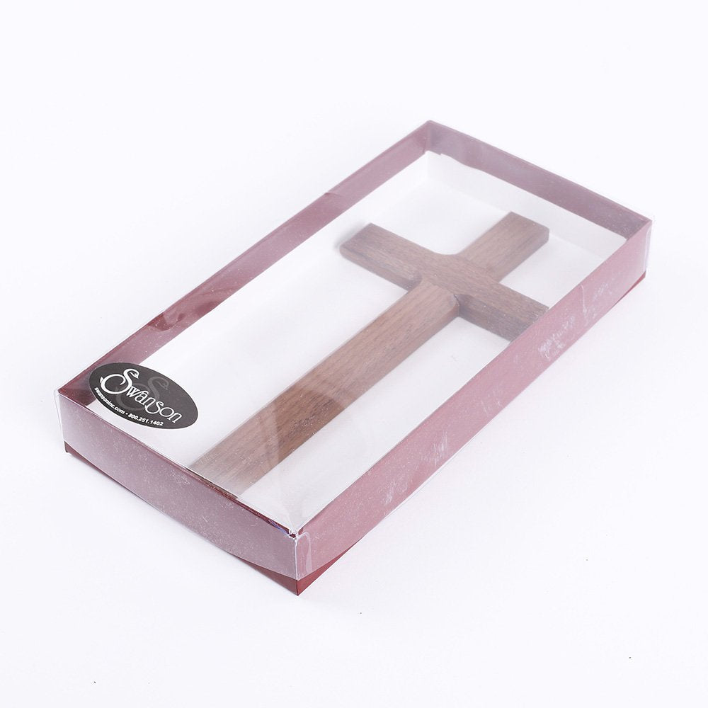 WALL CROSS WALNUT 10"