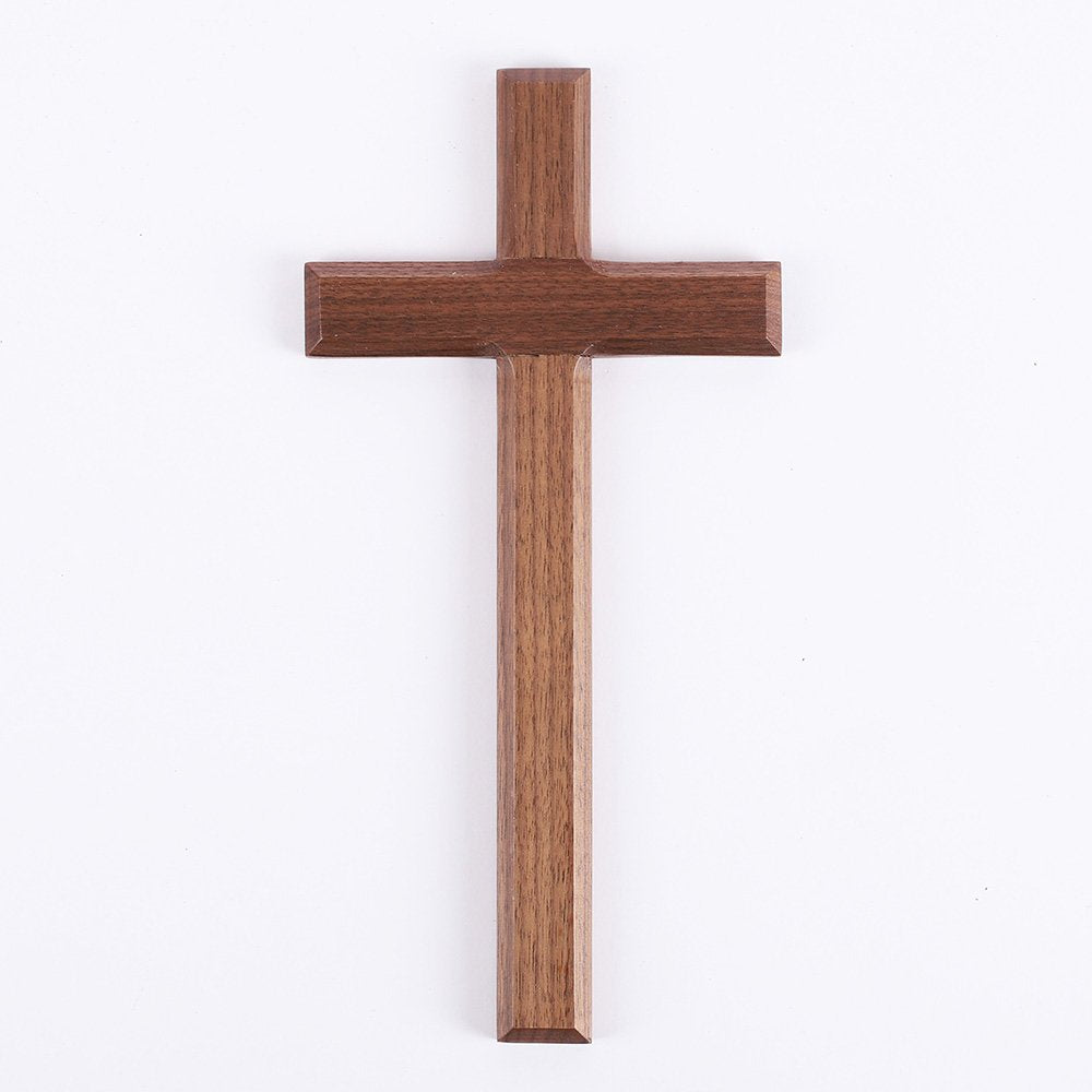 WALL CROSS WALNUT 10"
