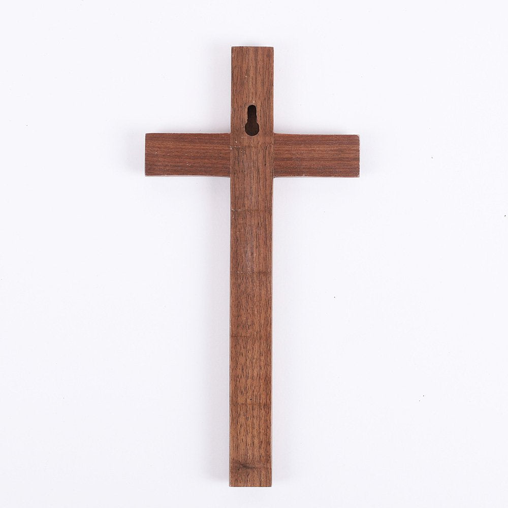 WALL CROSS WALNUT 10"