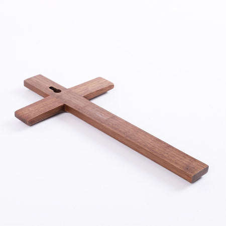 WALL CROSS WALNUT 10"