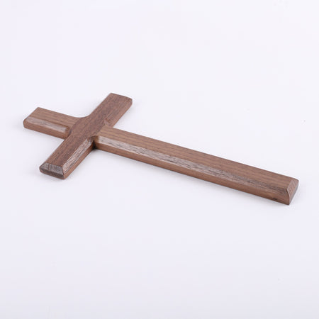 WALL CROSS WALNUT 10"