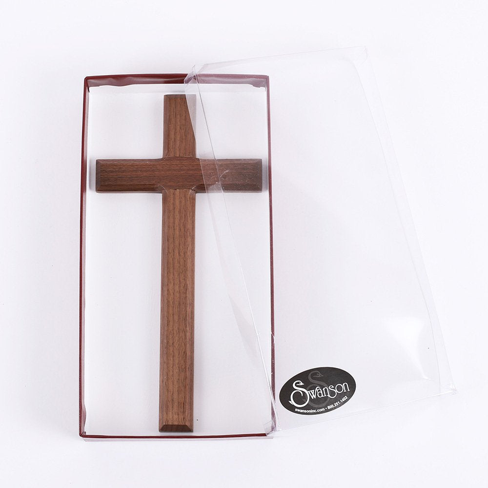 WALL CROSS WALNUT 10"