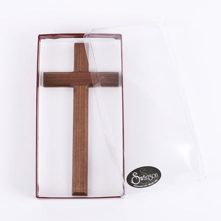WALL CROSS WALNUT 10"
