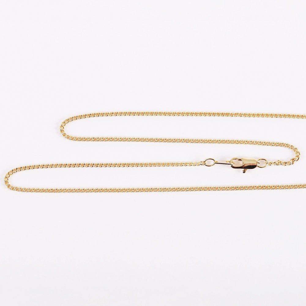 NECKLACE CROSS W/CROSS GOLD OVER SS 24"