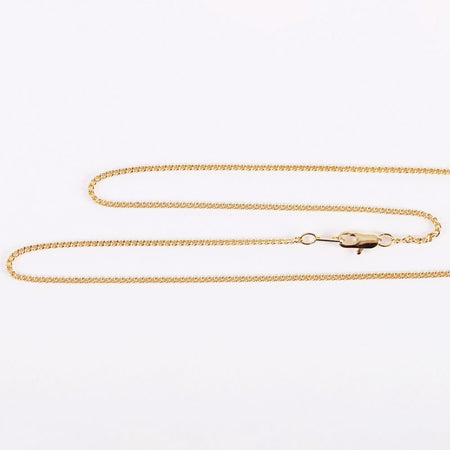 NECKLACE CROSS W/CROSS GOLD OVER SS 24"