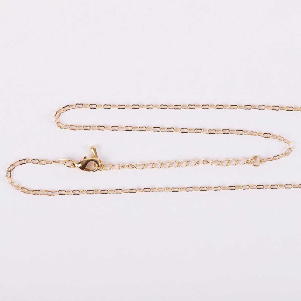 NECKLACE CROSS W/CZ GOLD OVER SS 18"