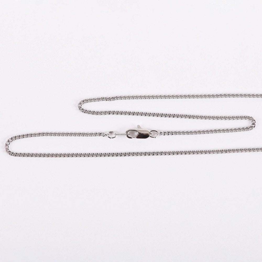 NECKLACE CROSS STERLING SILVER 16-18"