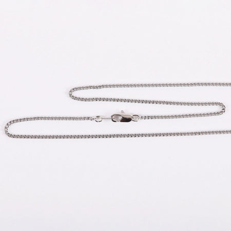NECKLACE CROSS STERLING SILVER 16-18"