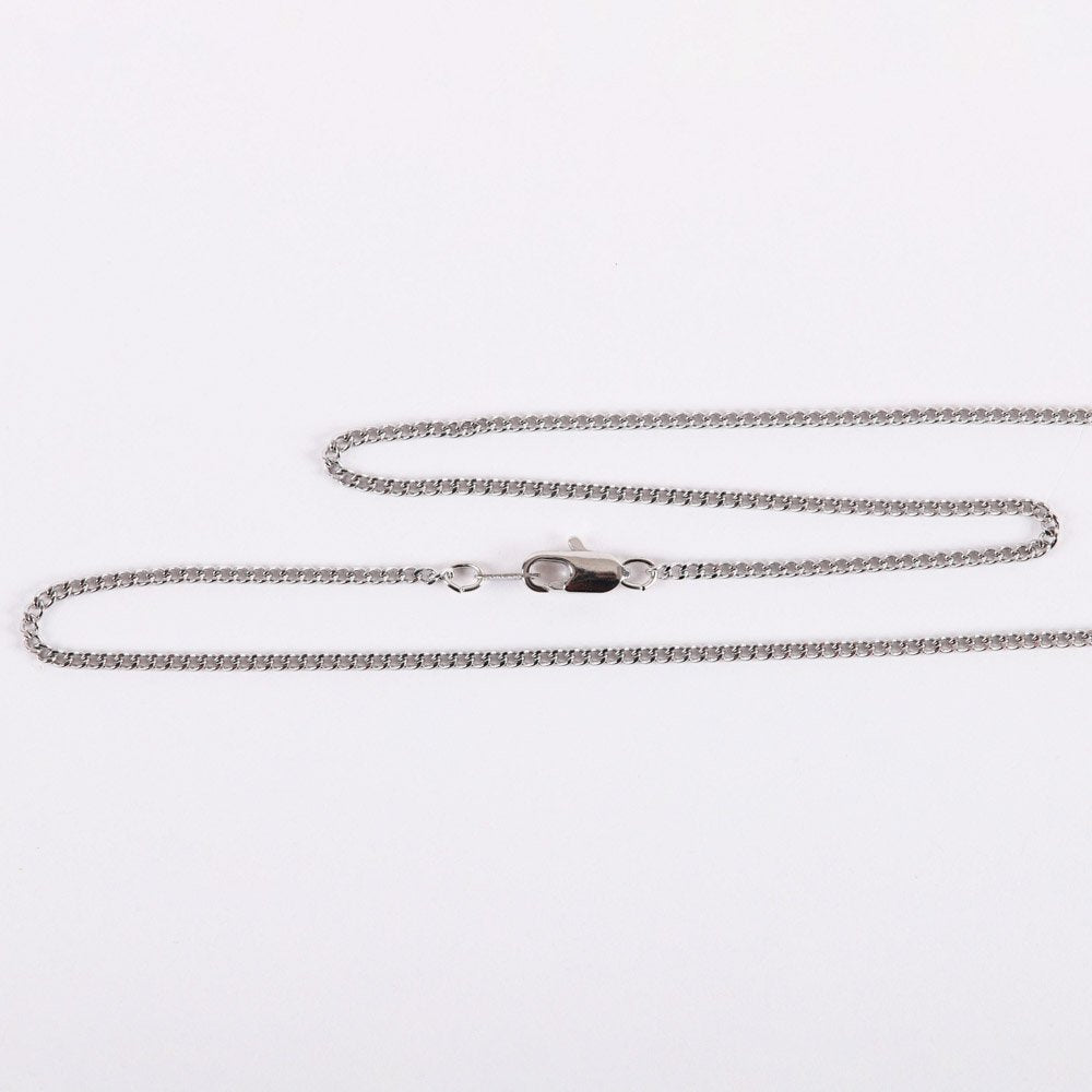 NECKLACE CROSS STERLING SILVER 18"