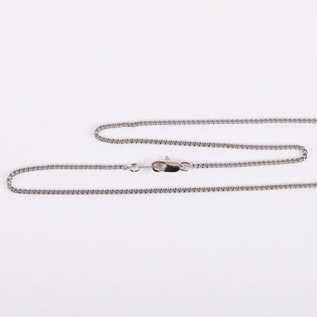 NECKLACE CROSS STERLING SILVER 18"