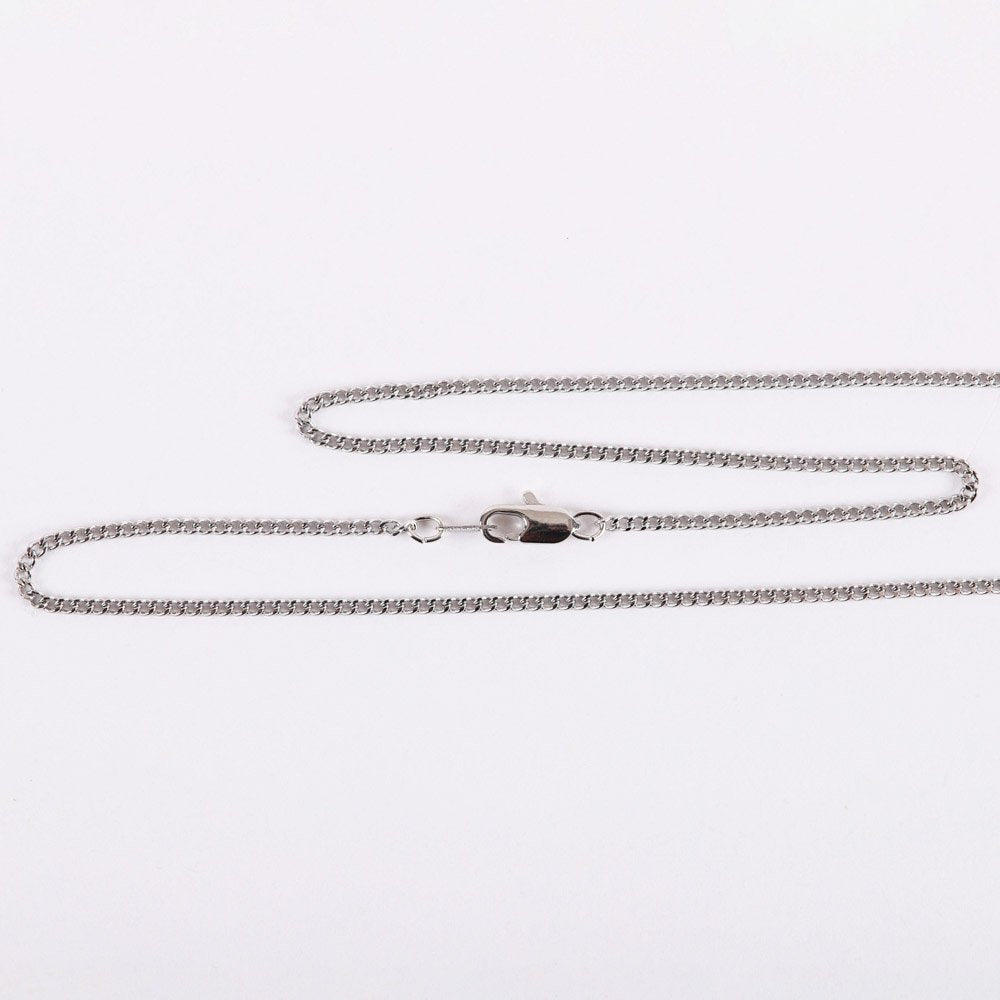 NECKLACE CROSS W/CROSS STERLING SILVER 24"