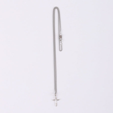 NECKLACE CROSS WHEAT STERLING SILVER 18"