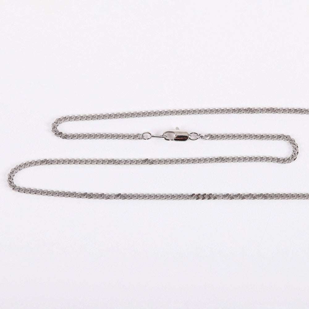 NECKLACE CROSS WHEAT STERLING SILVER 18"