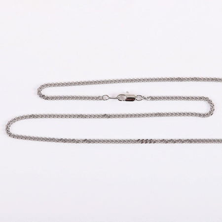 NECKLACE CROSS WHEAT STERLING SILVER 18"