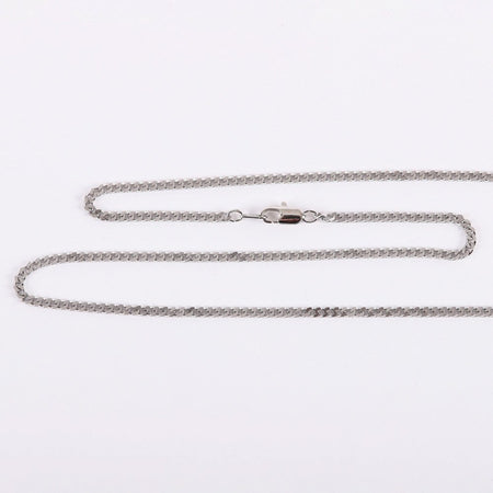 NECKLACE CROSS BUDDED STERLING SILVER 16-18"