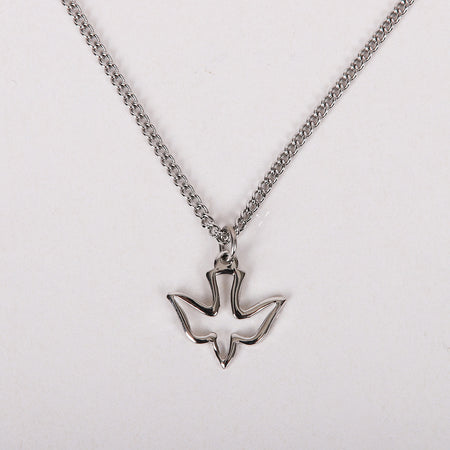 NECKLACE DOVE CUT OUT STERLING SILVER 16-18"