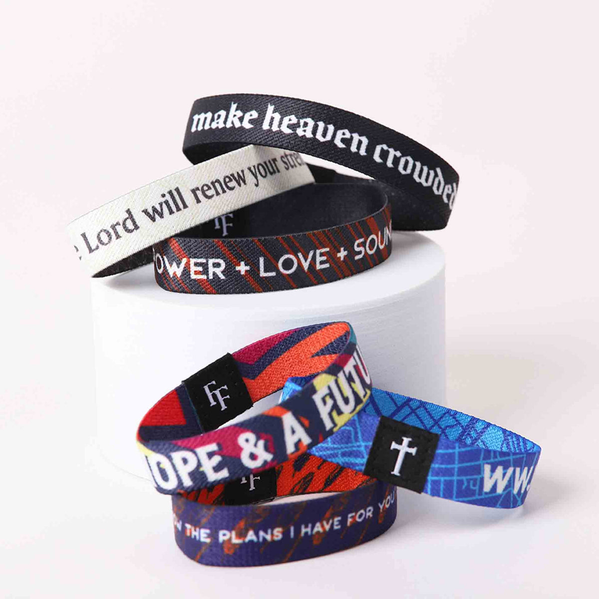 BRACELET FAITHFLEX ASSORTMENT 24PK