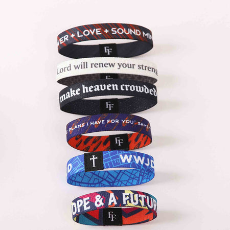 BRACELET FAITHFLEX ASSORTMENT 24PK