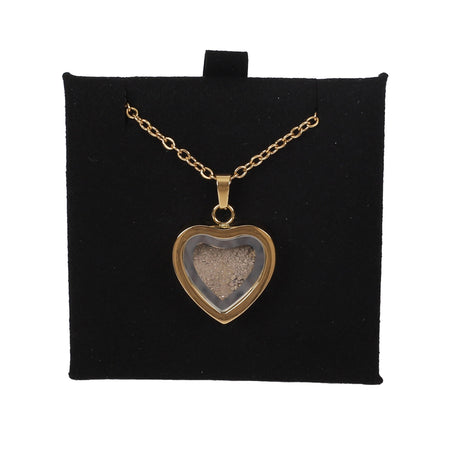 NECKLACE TEMPLE MOUNT SOIL HEART GOLD 20"