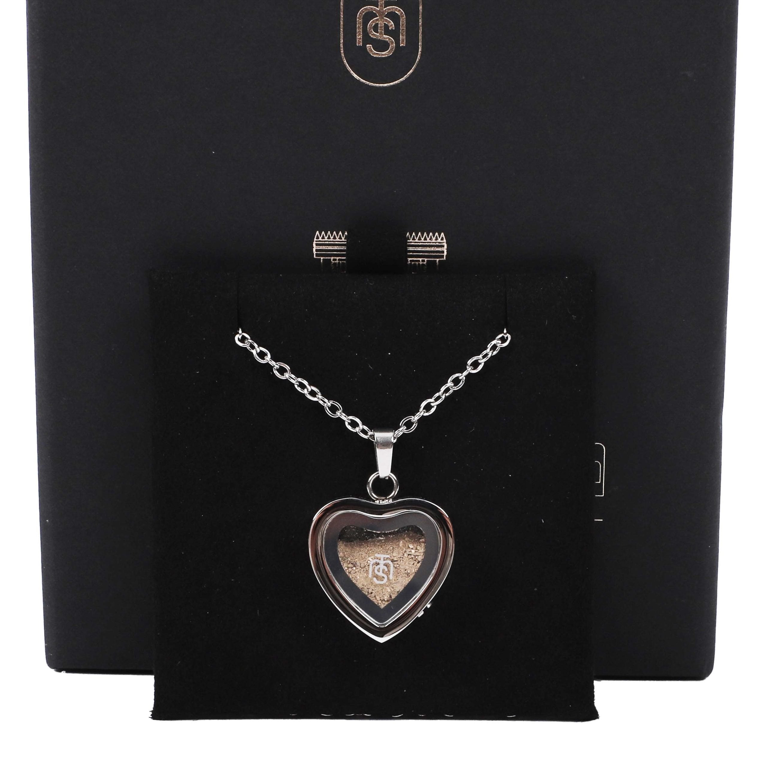 NECKLACE TEMPLE MOUNT SOIL HEART SILVER 20"